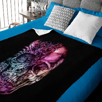 Discover skeleton head Baby Blankets