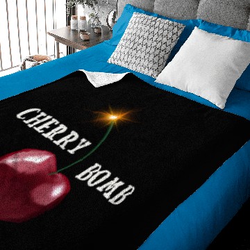 Discover Cherry bomb big Baby Blankets