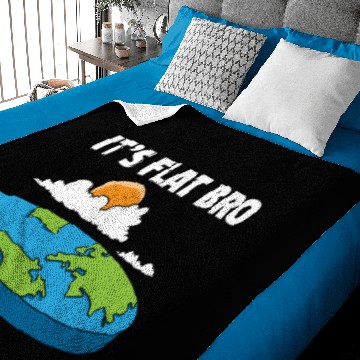 Discover Flat Earths Society Globe World Map Funny Gift Baby Blankets