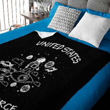Discover space force Baby Blankets