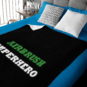 Discover AIRBRUSH SUPERHERO Baby Blankets