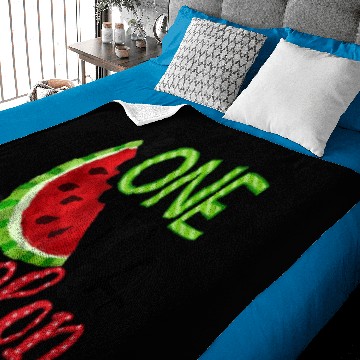 Discover ONE IN A MELON CUTE FUN SUMMER WATERMELON Baby Blankets