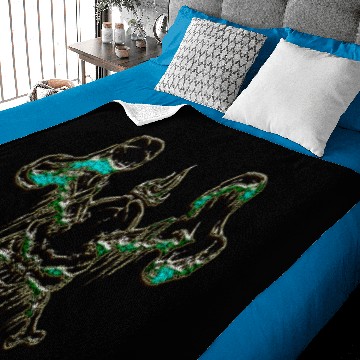 Discover Toxic skull Baby Blankets