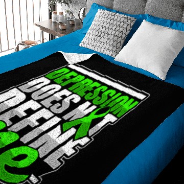 Discover Depression does not define me - Depression Baby Blankets