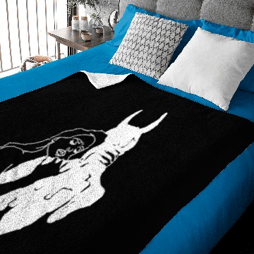Discover Human Demon Devil Love Baby Blankets
