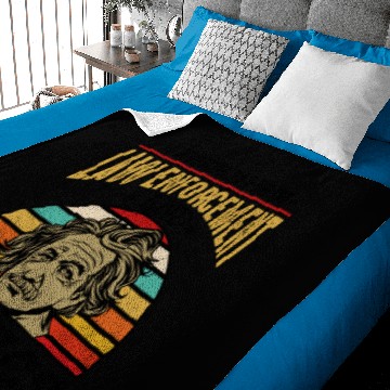 Discover Retro Style Vintage Albert Einstein Cool Quote 70s Baby Blankets