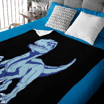 Discover Dinosaur velociraptor Baby Blankets