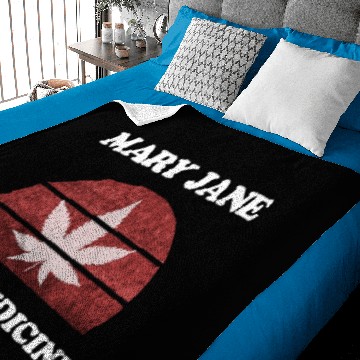 Discover Mary Jane is my medicine Baby Blankets