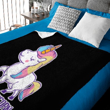 Discover Funny Unicorn Rainbow Magic Sweet Cute Gift idea Baby Blankets