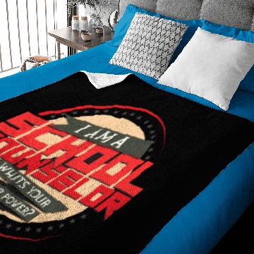 Discover I Am A School Counselor What's Your Super Power? Baby Blankets