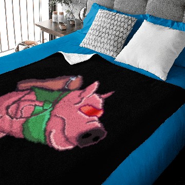 Discover Cyberpunk Pig Baby Blankets