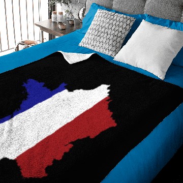 Discover France Baby Blankets