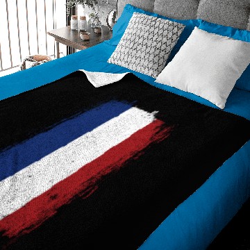 Discover France Baby Blankets