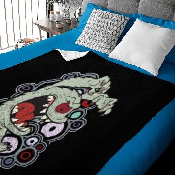 Discover Cyclops Monster Halloween Baby Blankets