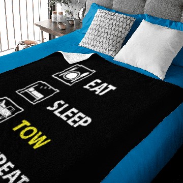 Discover Tow Truck Driver Gift Thin Yellow Line Baby Blankets