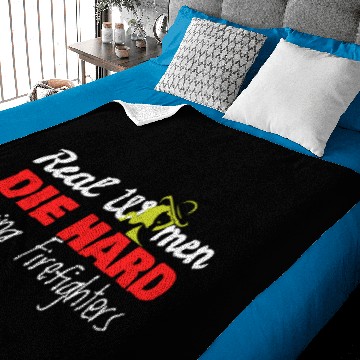 Discover Real Women Die Hard, Gift, Gift Idea Baby Blankets