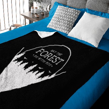 Discover May the forest be with you Baby Blankets