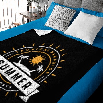 Discover Tropical Paradise Baby Blankets