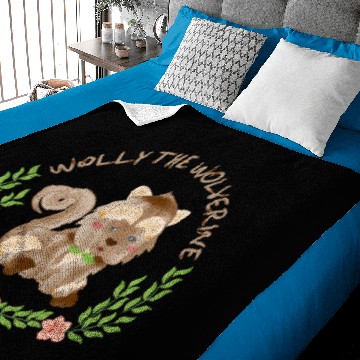 Discover Wolly the Wolverine Baby Blankets