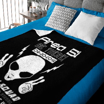 Discover Storm Area 51 Peace Alien Baby Blankets