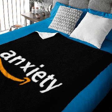 Discover anxiety amazon logo Baby Blankets