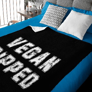 Discover Vegan Ripped - 100% Plant Based Diet Baby Blankets