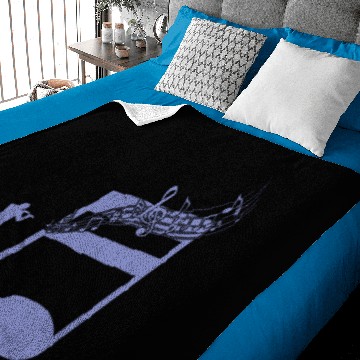 Discover Piccolo Flute Wind Instrument Orchestra Baby Blankets