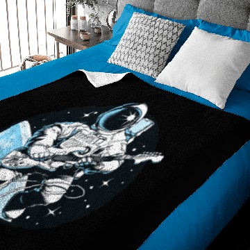 Discover Astronaut Guitarist - Space Musician Music Lover Baby Blankets