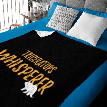 Discover Triceratops Whisperer Graphic Baby Blankets