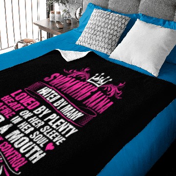 Discover Swimming Nana Loved By Plenty Baby Blankets