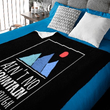 Discover blue mountain logo Baby Blankets