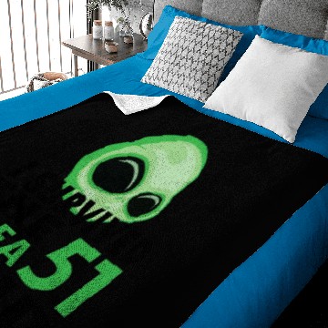 Discover Area 51 Raid Baby Blankets