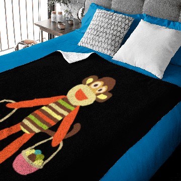 Discover Sock Monkey Easter Eggs Easter Basket Baby Blankets