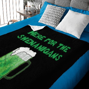 Discover Here for the shenanigans Baby Blankets