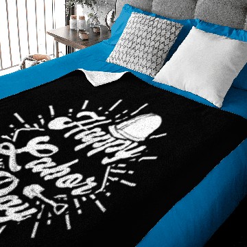 Discover happy labor day Baby Blankets