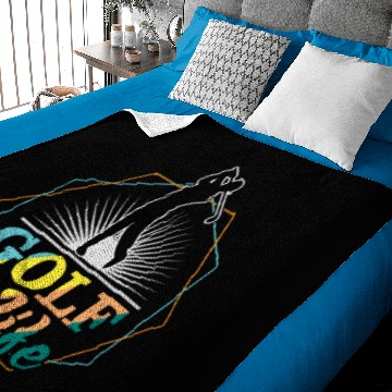 Discover Golf is Life Baby Blankets