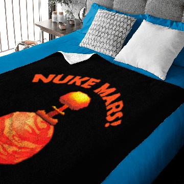 Discover NUKE MARS Baby Blankets