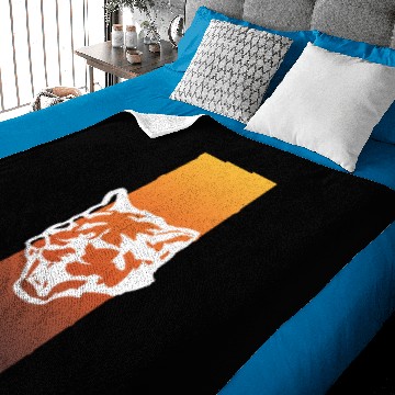 Discover Cheetah in Orange Baby Blankets