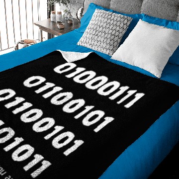 Discover Computer Science Nerd Geek Programmer Binary Baby Blankets