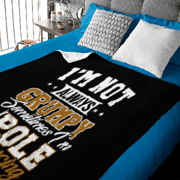 Discover I m not always grumpy Baby Blankets