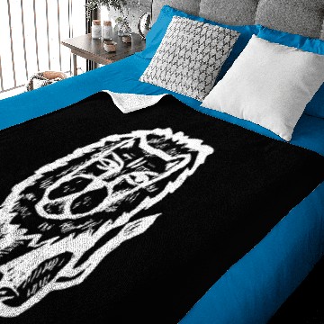 Discover A Bored Lion Baby Blankets