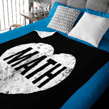 Discover Math Heart, Math teacher, math love, professor Baby Blankets