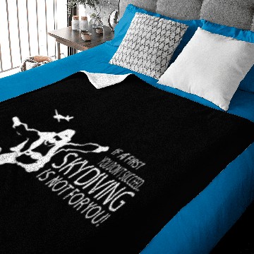 Discover Skydiving Is Not For You Baby Blankets