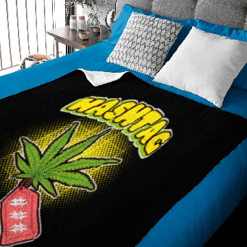 Discover Hashtag marijuana hemp leaf Baby Blankets