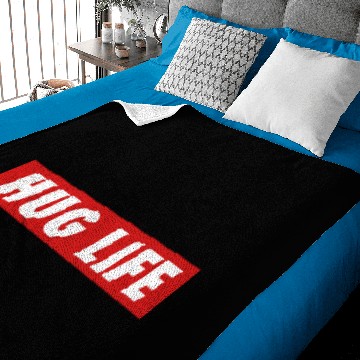 Discover HUG LIFE Logo Baby Blankets