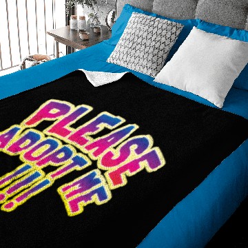 Discover please adopt me !!! Baby Blankets