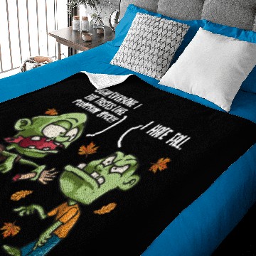 Discover Funny Zombies and Pumpkin Spice Fall Gift design Baby Blankets