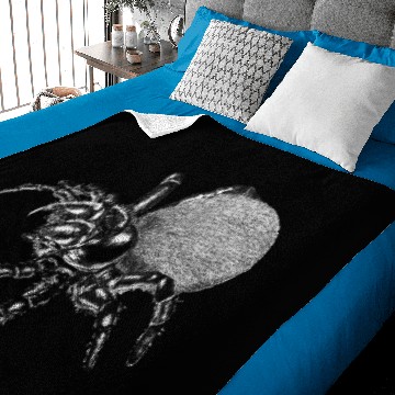 Discover Black spider insect Baby Blankets