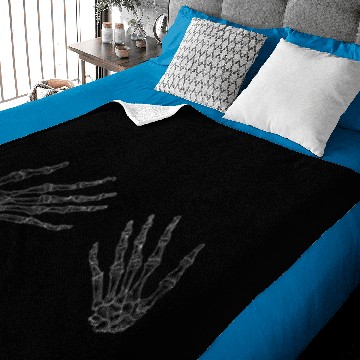 Discover Skeleton hands Baby Blankets