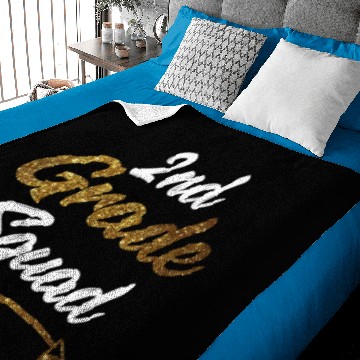 Discover 2nd Teacher Team Baby Blankets Second Grade Squad Gift T